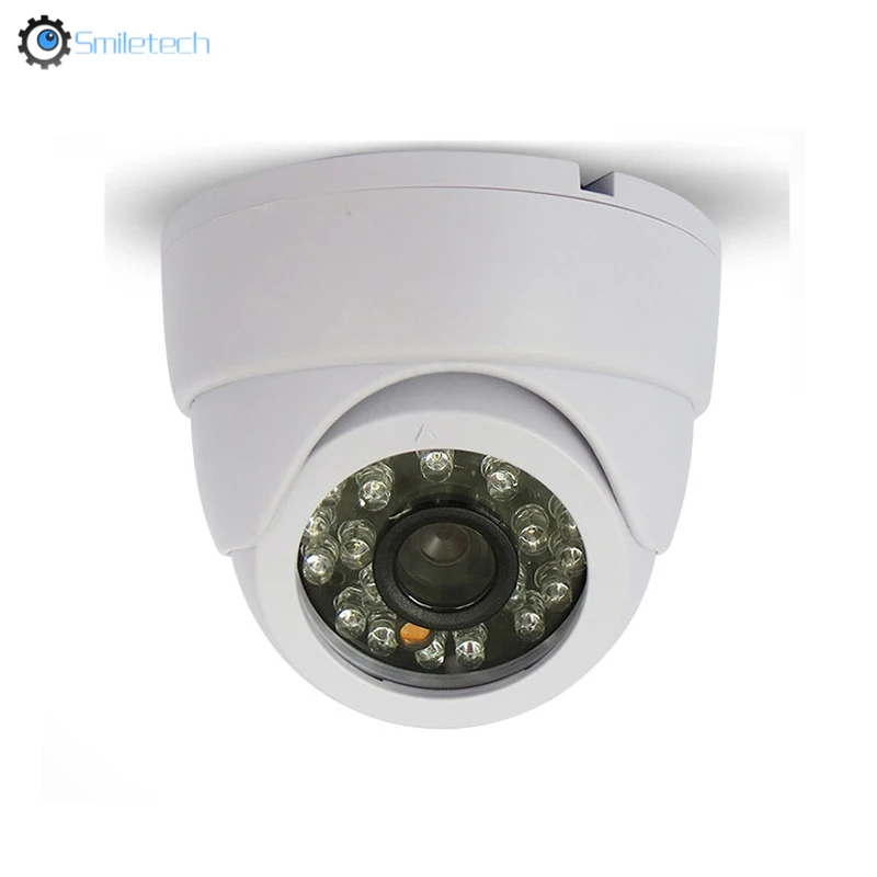 

Waterproof IP66 metal fixed lens 3.6mm 4 in 1 AHD 1080P 5MP 20m IR distance indoor plastic dome camera