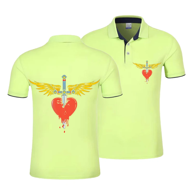 Мужские и женские спортивные рубашки поло парные с мультяшным логотипом