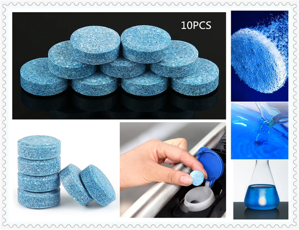 

10 effervescent tablets auto parts solid wiper fine glass water wiper for Renault Sand-up Ondelios Thalia Nepta Altica Z17