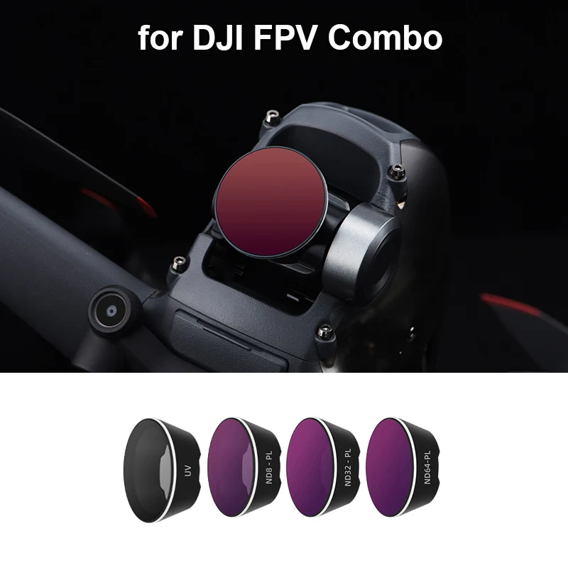 

Lens Filter for DJI FPV Combo Drone Camera UV CPL NDPL ND 4 8 16 32 PL Camera Lens Filters Kit for DJI FPV Combo Drone Accessory