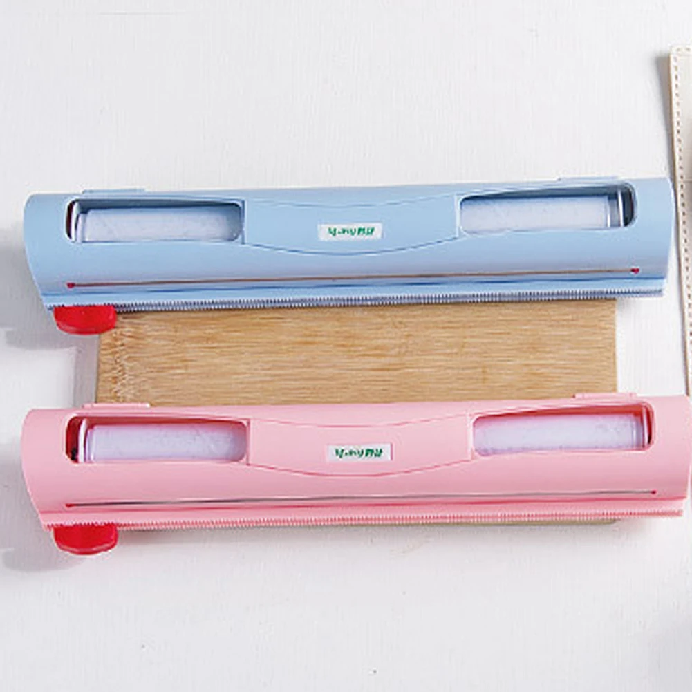 Пластиковая пищевая оберточная бумага диспенсер для резки хранения свежести