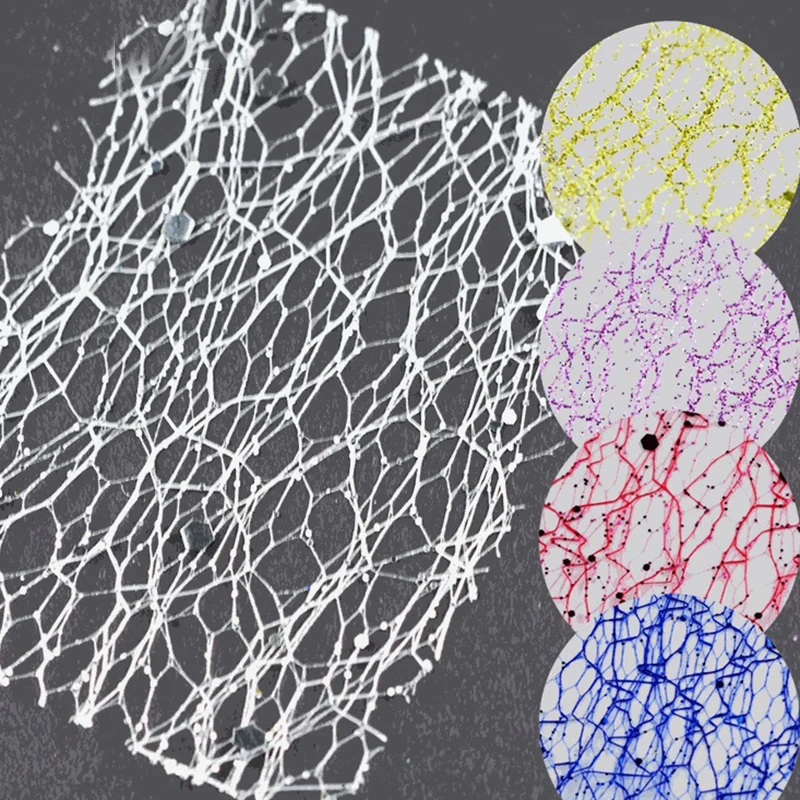 6 видов цветов можете выбрать золотую сетку наклейки для ногтей блестящая линия