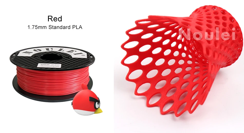 Noulei 3D нити высокой чистоты pla 1,75 мм 1 кг 3d принтер нити 3d Ручка PLA нити 6 цветов DIY подарки