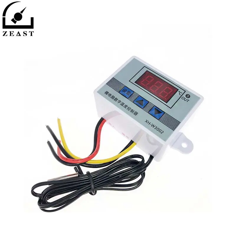 

XH-3002 12V 24V 110V 220V Professional W3002 Digital LED Temperature Controller 10A Thermostat Regulator with LED Display