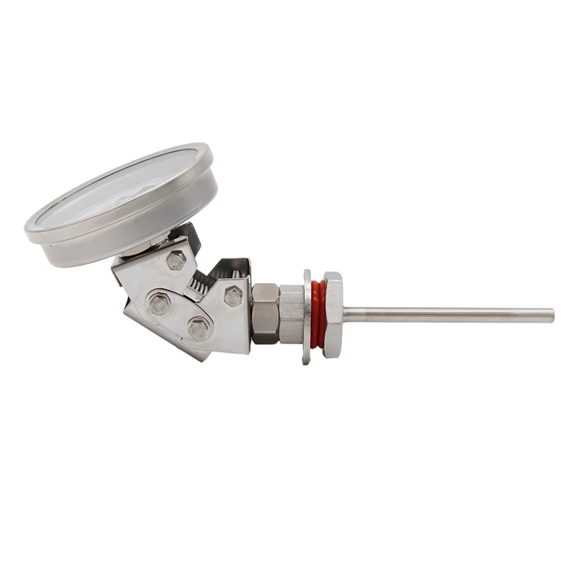 Термометр с регулируемым циферблатом 3 дюйма зонд для лица х 4 1/4 NPT 0 1/2 F чайник