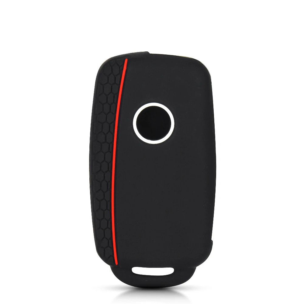 Dandkey 10 шт. силиконовый чехол для ключей от машины Skoda Octavia A5 Fabia Volkswagen VW Polo Golf Caravelle