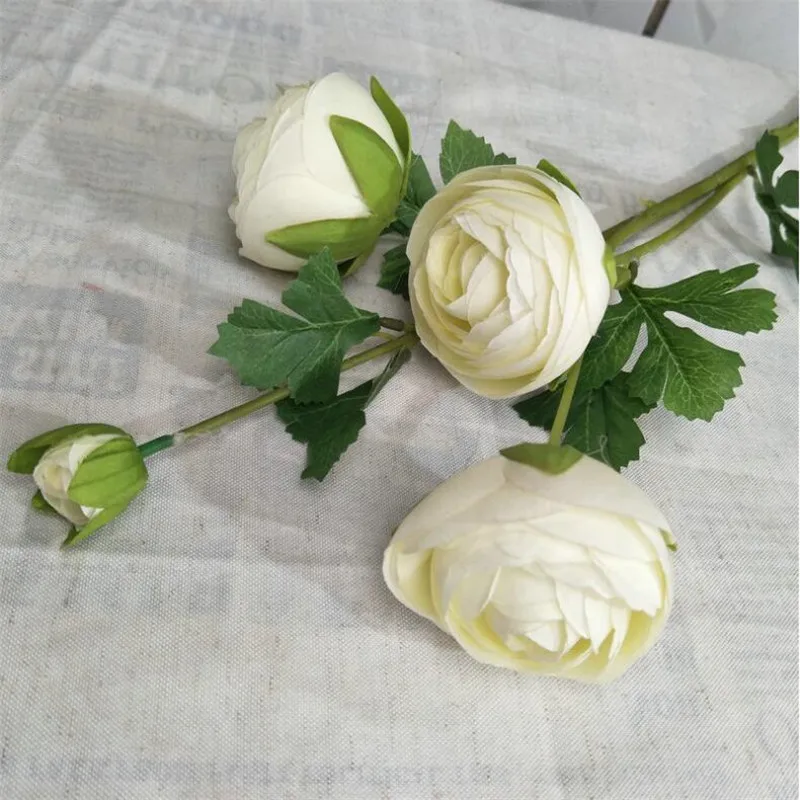 

10Pcs Fake Short Stem Camellia Sasanqua 25.98" Length Simulation Tea Rose for Wedding Home Decorative Artificial Flowe