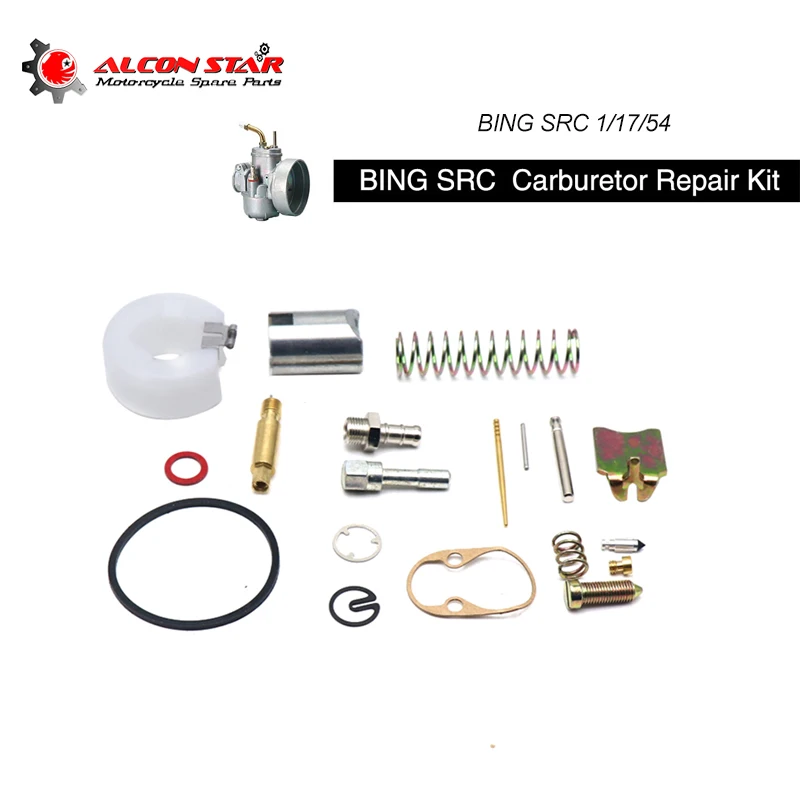 Alconstar BING SRC 1/17/54 Ремонтный комплект для 17 мм карбюратора bing stylePuch Bing Dax мотоцикла