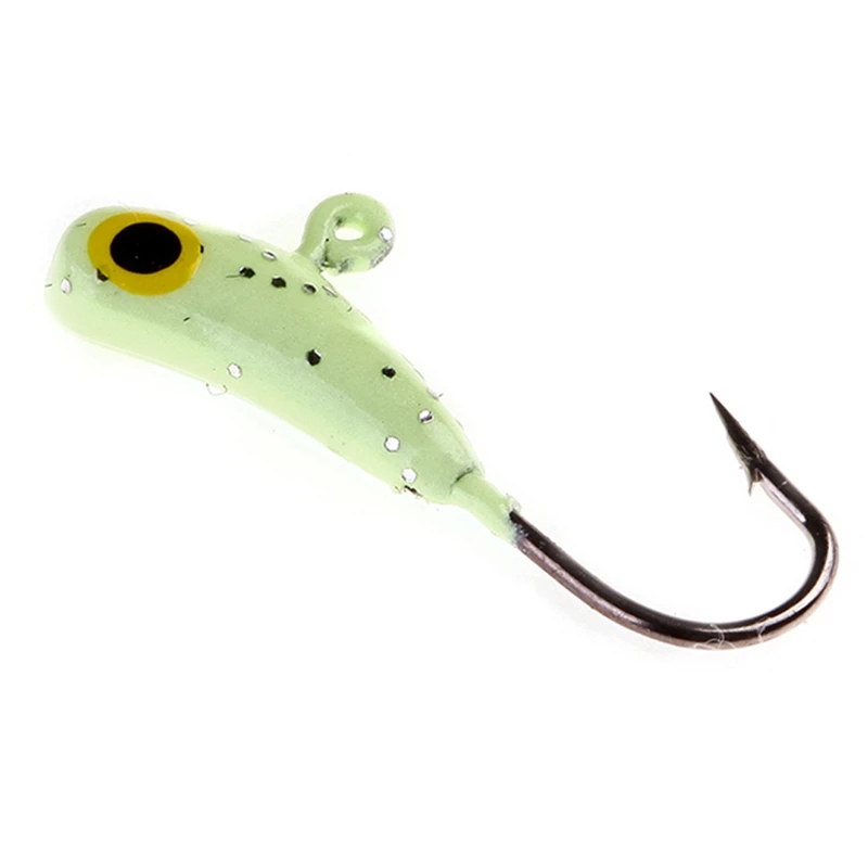 Горячая HG 4Pcs/лот в форме банана мини свинцовые крючки для ловли рыбы приманка