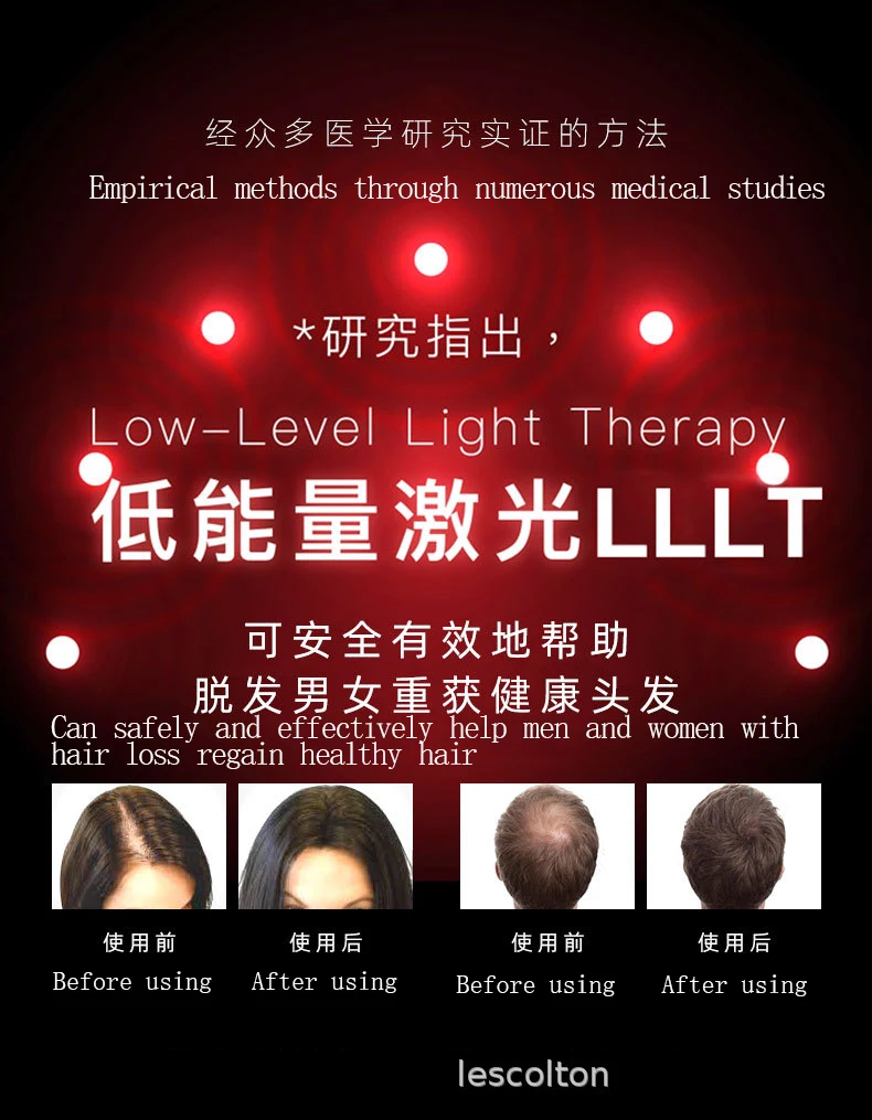Lescolton Laser Therapy Hair Growth Helmet Product Treat Thin Infrared Restore Thickness Anti Loss Cap | Бытовая техника