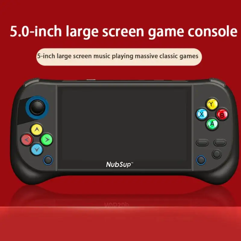 

Gamepad Handheld Retro Game Console 5.0-inch Large Screen Support Nostalgic Game Console Gamepad