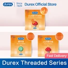 Презервативы Durex, резиновые, с эффектом ледяного огня, с нагревательным латексным рукавом ребристый точечный, интимные товары для взрослых