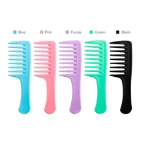 large wide tooth comb for curly wet hair comb detangler hair brush salon hairdressing combs barber hair care styling tools