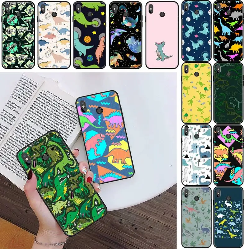 

Cute Baby Dinosaur Phone Case For Xiaomi Redmi Note10 Pro Note7 Pro 8 Pro 8T Note9 9S Redmi 7 8 8A 9C K30 Poco X3