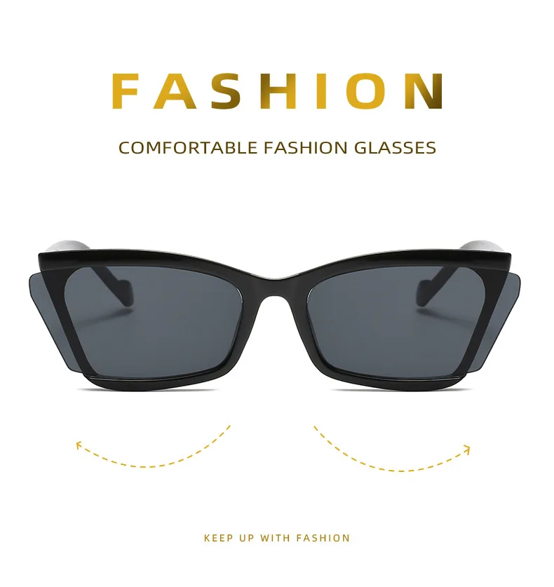 

Новинка Модные солнцезащитные очки UV400 в чайной оправе индивидуальные трендовые солнцезащитные очки для подиума маленькая оправа женские ...