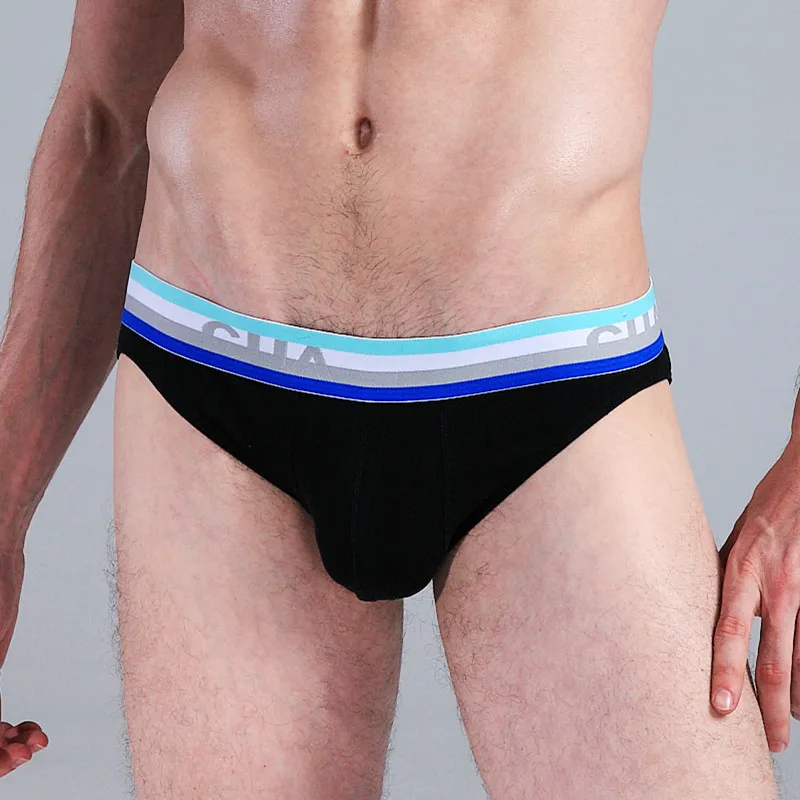 3 шт./лот однотонная обувь для мужчин нижнее белье трусы сексуальные мужские