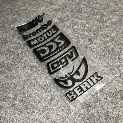 B black 2 комплекта для украшения автомобиля, мотоцикла боковой корпус наклейка в виде полосы Виниловая наклейка для гонки Sponspor Tmax530 SBK Superbike NCY кН - Название цвета: B black