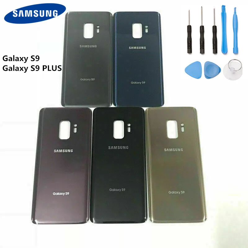 Оригинальный чехол для Samsung Galaxy S9 G960 PLUS + G9650 3D стеклянная дверь задняя крышка