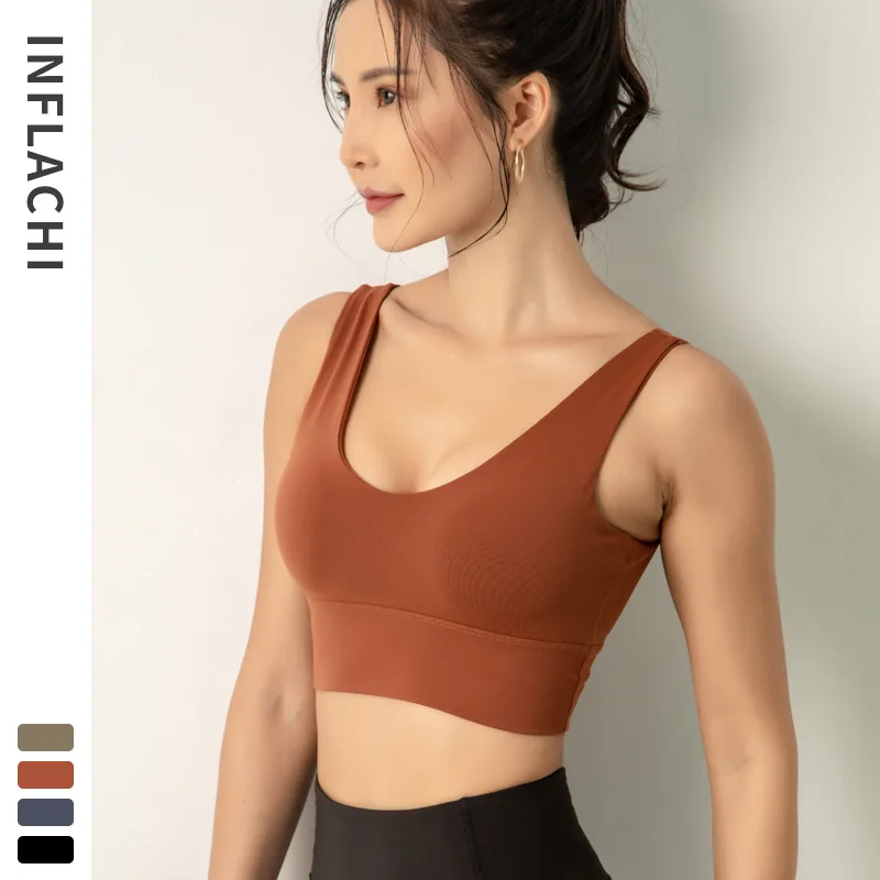 Однотонное сексуальное V образное красивое Спортивное нижнее белье для женщин