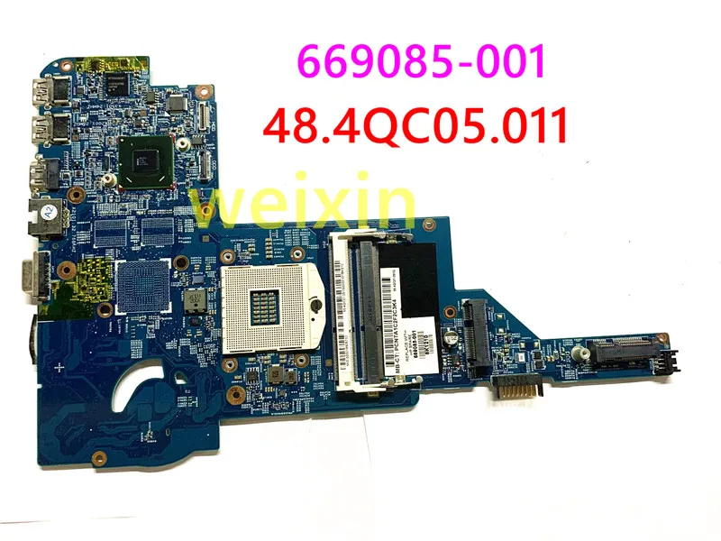 669085 001 для HP Pavilion DM4 3000 DM4T материнская плата ноутбука 100% дюйма qc05. 011 полностью