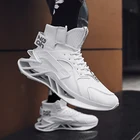 Демисезонные мужские беговые ботинки с высоким верхом и лезвиями, мужская спортивная обувь, удобные кроссовки, спортивные кроссовки для ходьбы, бега, тренажерного зала, фитнеса