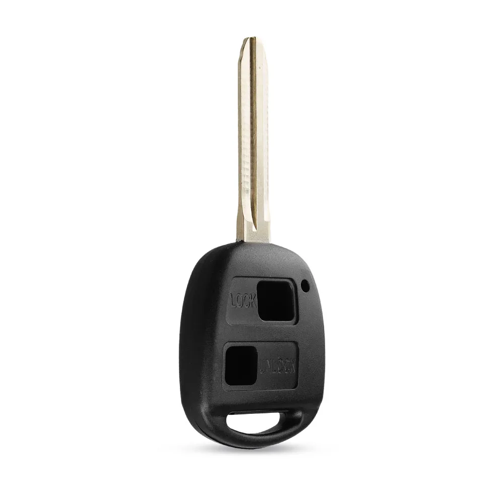 

KEYYOU 50pcs/lot 2 Button Remote Key Case For Toyota Camry RAV4 Prado Corolla Tarago Avensis Avalon EHCO Land Cruiser Fob Shell