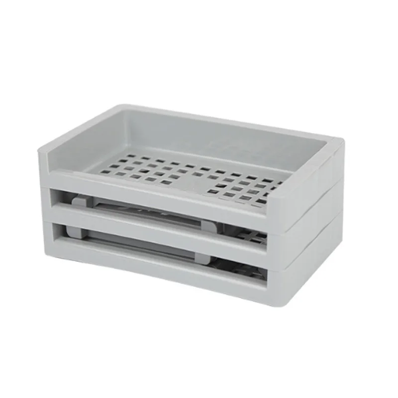 Настольная простая многоярусная офисная стойка для хранения популярная