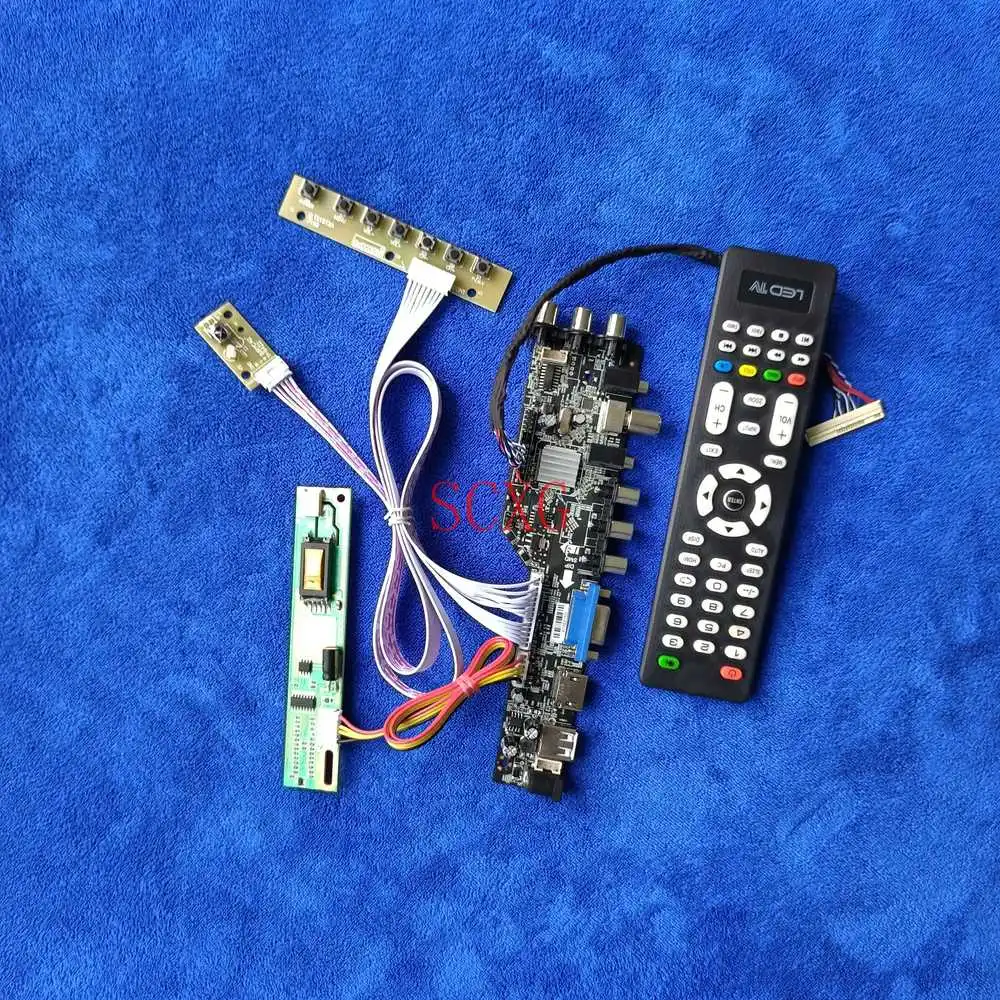 

AV VGA USB HDMI-compatible 1-CCFL Drive Board Digital DVB 1280*800 KIT 30 Pin LVDS For BT154HG01/HT154WX1/M154NWW1/TX39D30VC1GAA