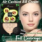 Женская осветительная губка в виде грибов, губка для лица, кушон для макияжа, BB крем, авокадо
