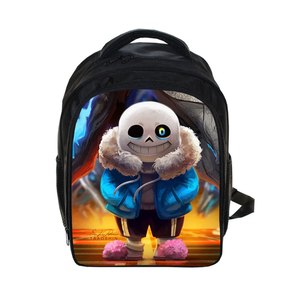 Новый рюкзак Undertale Косплей Аниме Саны и папирусы Оксфорд сумка школьная дорожные