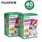 Оригинальный 40 листов Fujifilm Instax Mini 8 фильмов белый край 3 дюймов для Фотоаппарат моментальной печати 7 9 25 50 s 70 90 SP-1 SP-2 photo paper