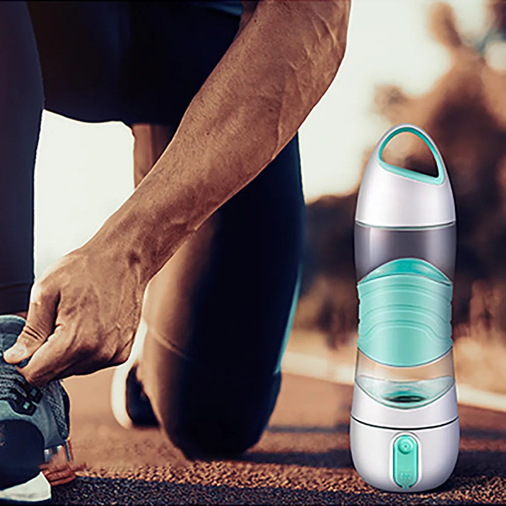 Электрическая Спортивная бутылка для воды с таймером чашка питья