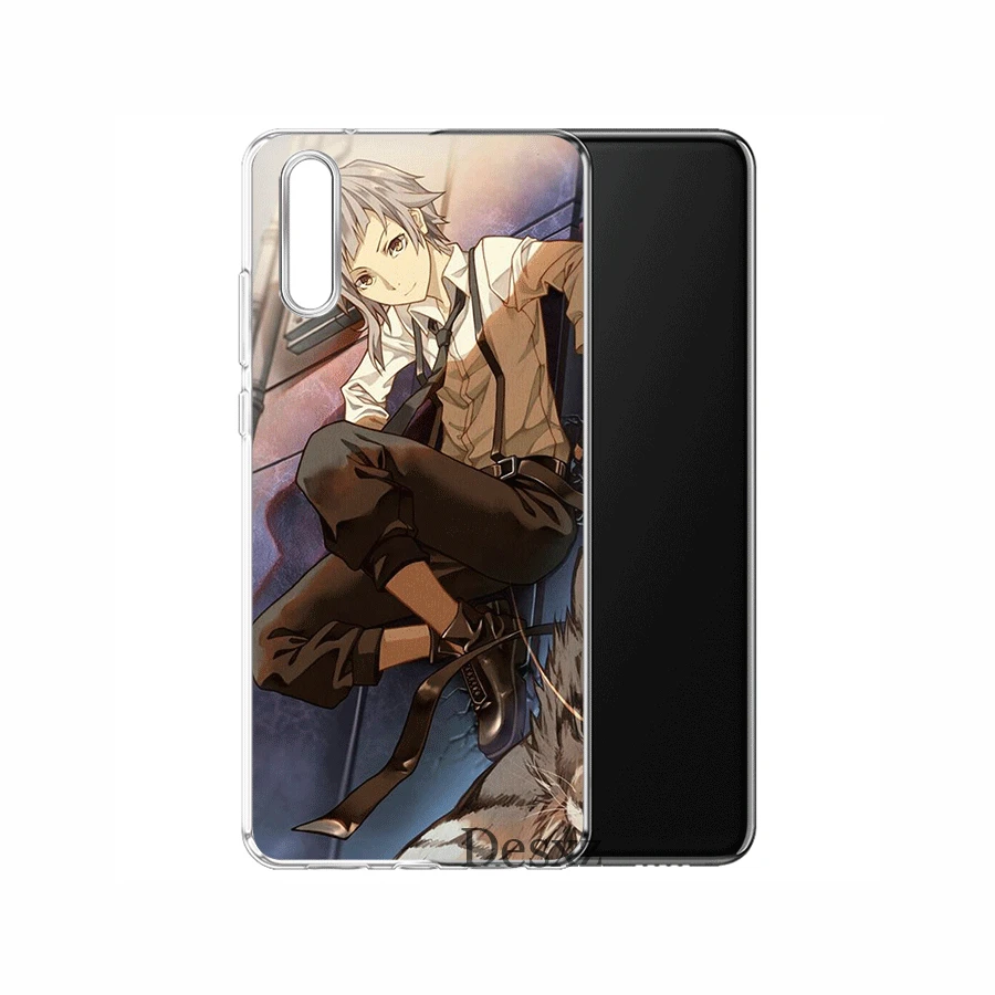 Чехол для мобильного телефона Huawei Honor View 20 Lite Pro 6A 6C 7A 8 8X 9 9X 10 Play Hard Cover Anime Bungou Stray