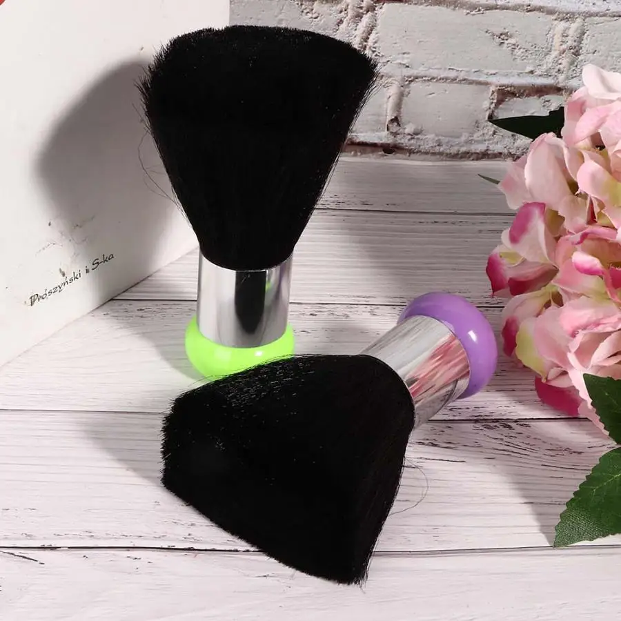 Портативная щетка для чистки волос из мягкого волокна удаления на шее и лице