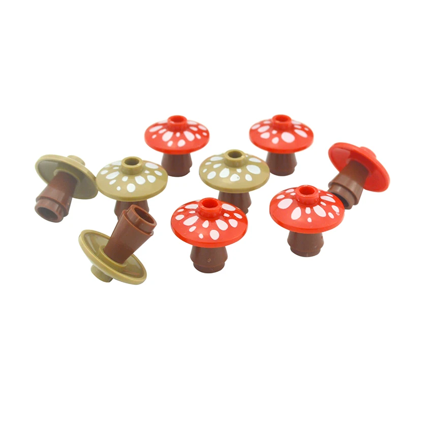 

MOC Plants The Mushroom Pine Tree Flowers Building Blocks Toys for Children Assemble Blocks DIY Gifts Kids Toy