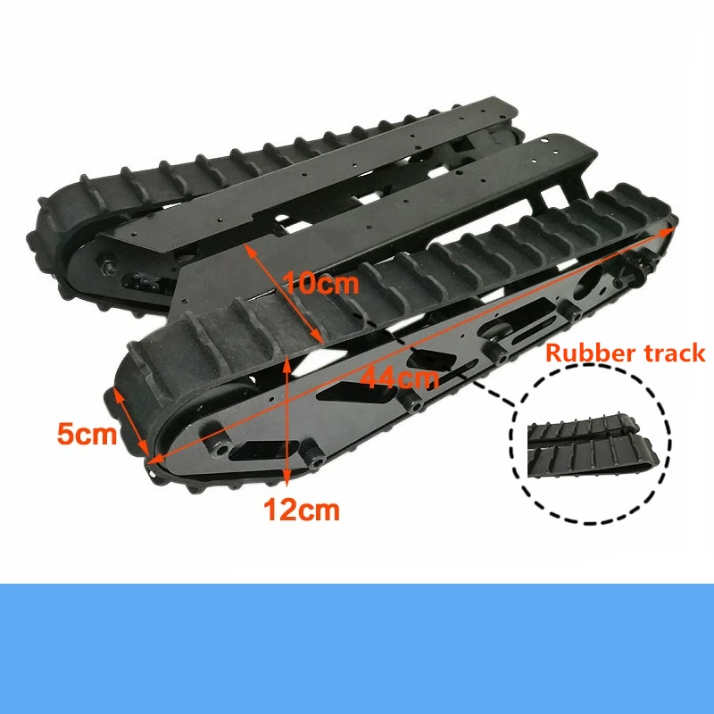 15kg Large Load Intelligent Robot Tank Chassis with Rubber Tracks+Big Power Motor for DIY Arduino Project Learning | Игрушки и хобби