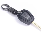 Углеродное волокно силиконовый чехол для дистанционного ключа от машины оболочка для Isuzu D-Max TOY43 MUX Mu-x Грузовик Авто ключ крышка аксессуары