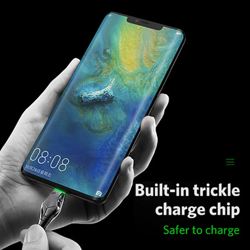 Зарядное устройство Mamba USB Type-C со светодиодным индикатором для Samsung Huawei Xiaomi |