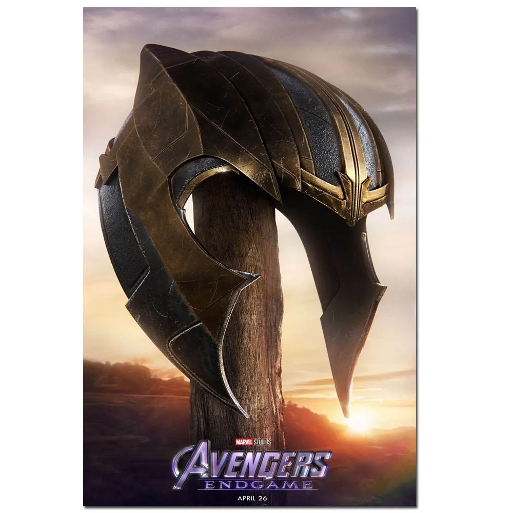 Мстители эндшпиль 4 2019 Горячая новинка фильм Марвел Арт плакат супергерой печать