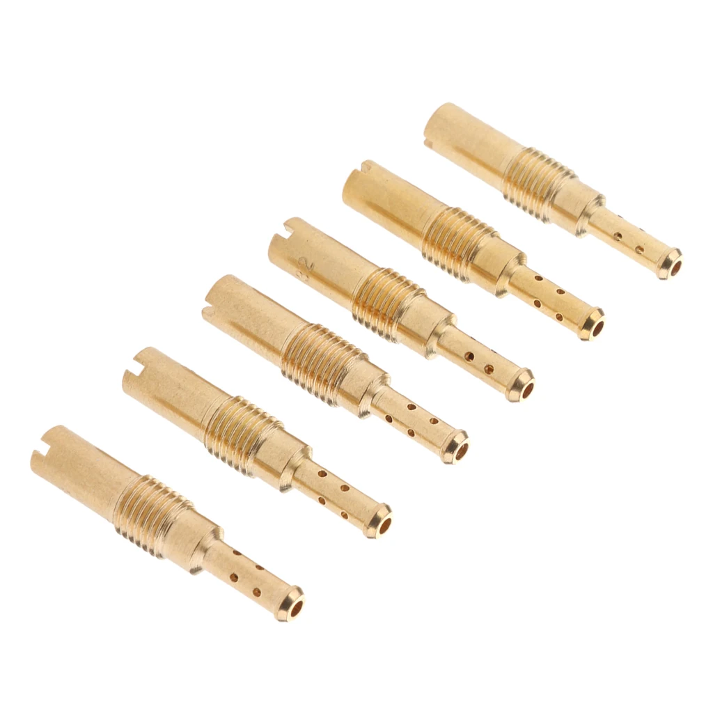 

6 шт./комплект медленной струи для Pwk Keihin Oko Cvk 32 35 38 40 42 45