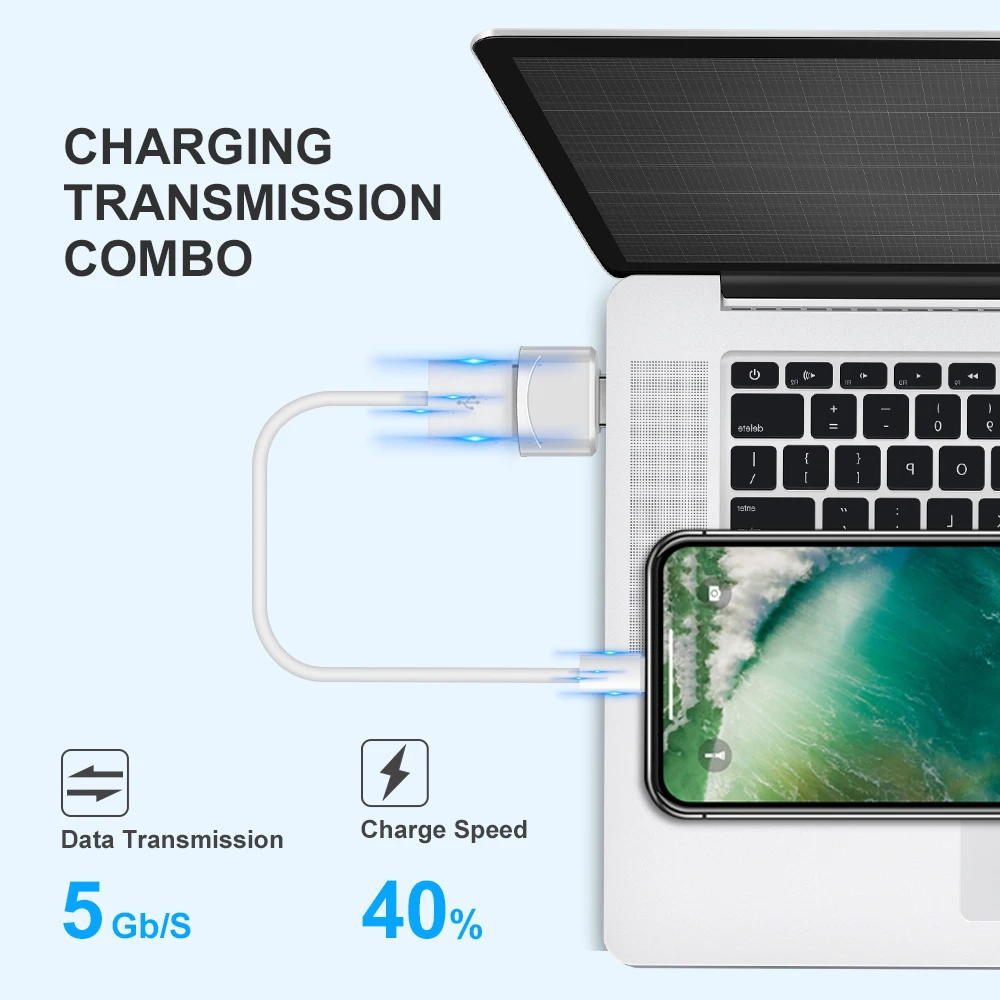 Переходник с Type C на USB OTG для Xiaomi Mi A3 Huawei P30 Pro Mate 30 Samsung S10 S9 S8 Note 10 Plus Oneplus 7 7T usbc