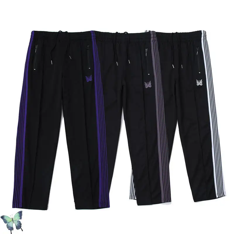 

Брюки мужские/женские с вышивкой «бабочка»