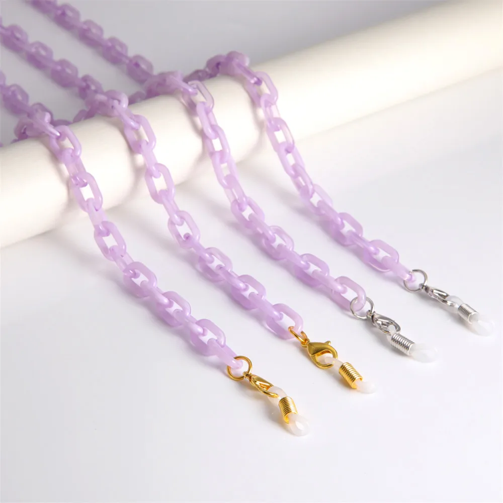 

Teamer Leopard Acrylic Chain for Face Mask Necklace Glasses Chain Sunglasses Straps Mask Lanyards Women Men Neck Chains Holder