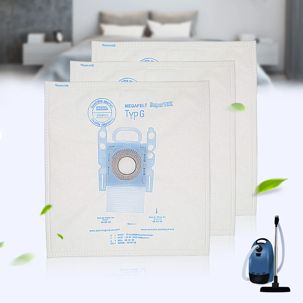 

Cloth Dust Filter Bag for Bosch & Siemens BSG7 BSG6 BSGL3126GB GL30 Type G Vacuum Cleaner Spare Parts Accessories