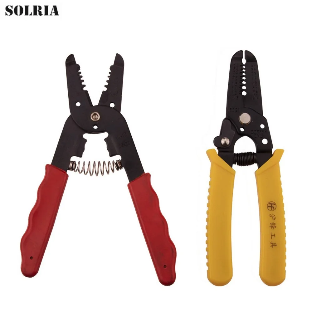 

1/2Pcs Multifunction Wire Stripper Cutter Pliers Hand Tools Wire Loop Crimp for Wire Circuit Board Plastic
