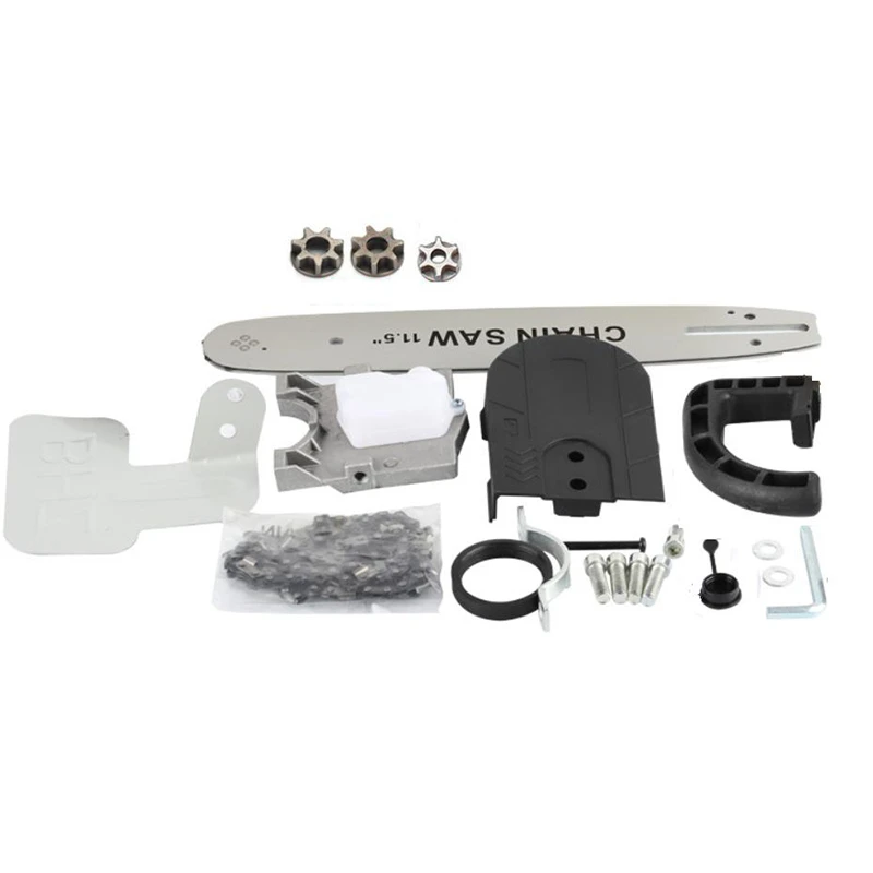 

New 11.5 Inch M10/M14/M16 Chainsaw Bracket Changed Upgrade Electric Saw Parts Angle Grinder Into Chain Saw Mini Saw