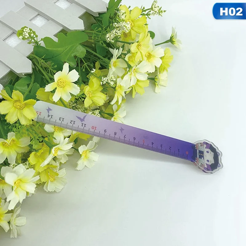 

Anime Demon Slayer: Kimetsu no Yaiba Kamado Tanjirou Cosplay Acrylic Ruler Measuring Scale Students Cartoon Measure Ruler Gift