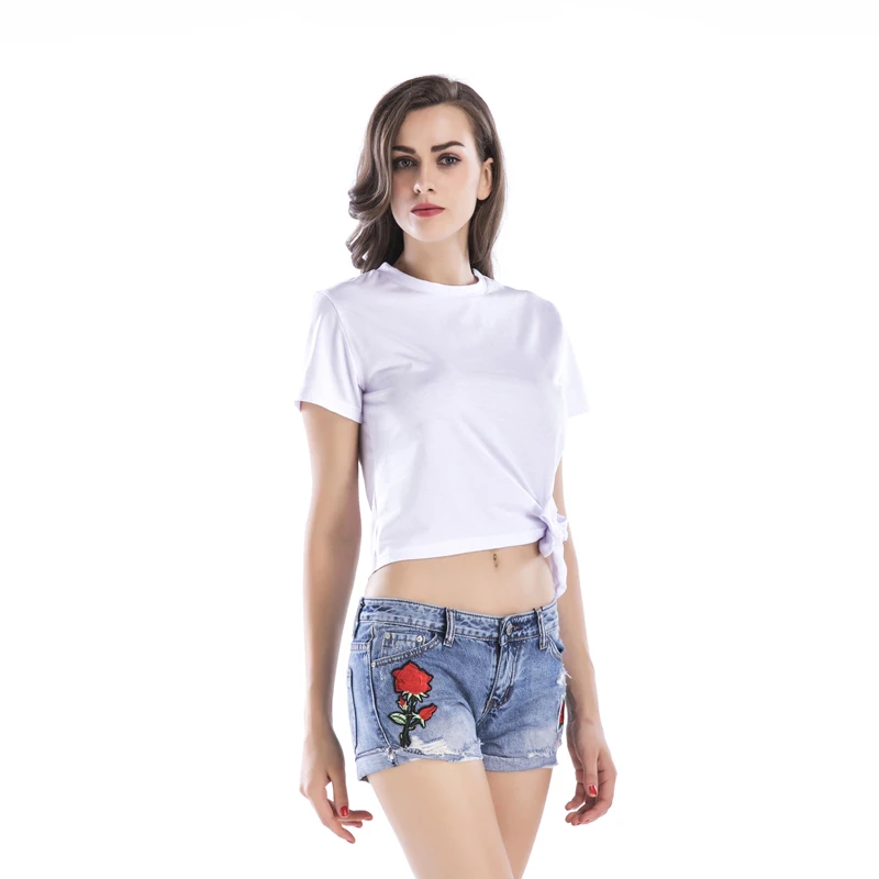 Женская футболка с бабочкой 2019 Осенняя популярная новая короткими рукавами и