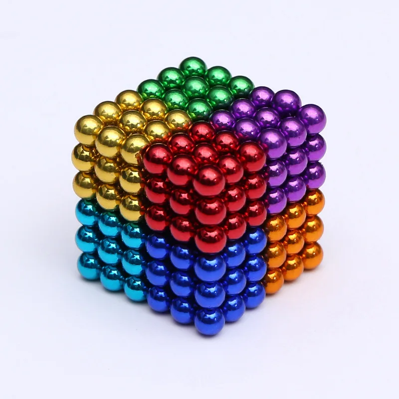 

3mm Cube Magnetic Balls Toy Decompression Magnetic Building Blocks Puzzle DIY Children's Toys