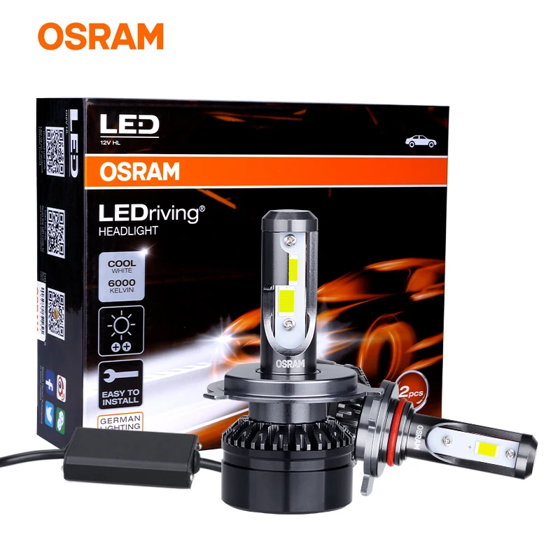OSRAM Turbo Led H7 HB4 светодиодные лампы фары Ampoule H4 9005 9006 HB3 HB2 HIR2 9012 H11 H16 диодные h7